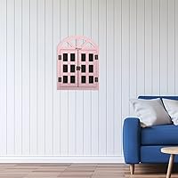 Vista 17 de VOSAREA Colgante de pizarra de madera para ventana, multifuncional, letrero de pizarra reutilizable