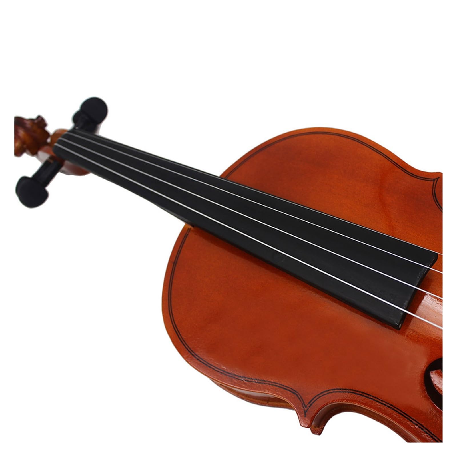 BABYCE Adulti Violino 4/4 Violino A Grandezza Naturale Violino Acustico in Legno Massello Custodia per Violino Accessori per Arco Strumento Musicale per Principianti (Color : 1-4)