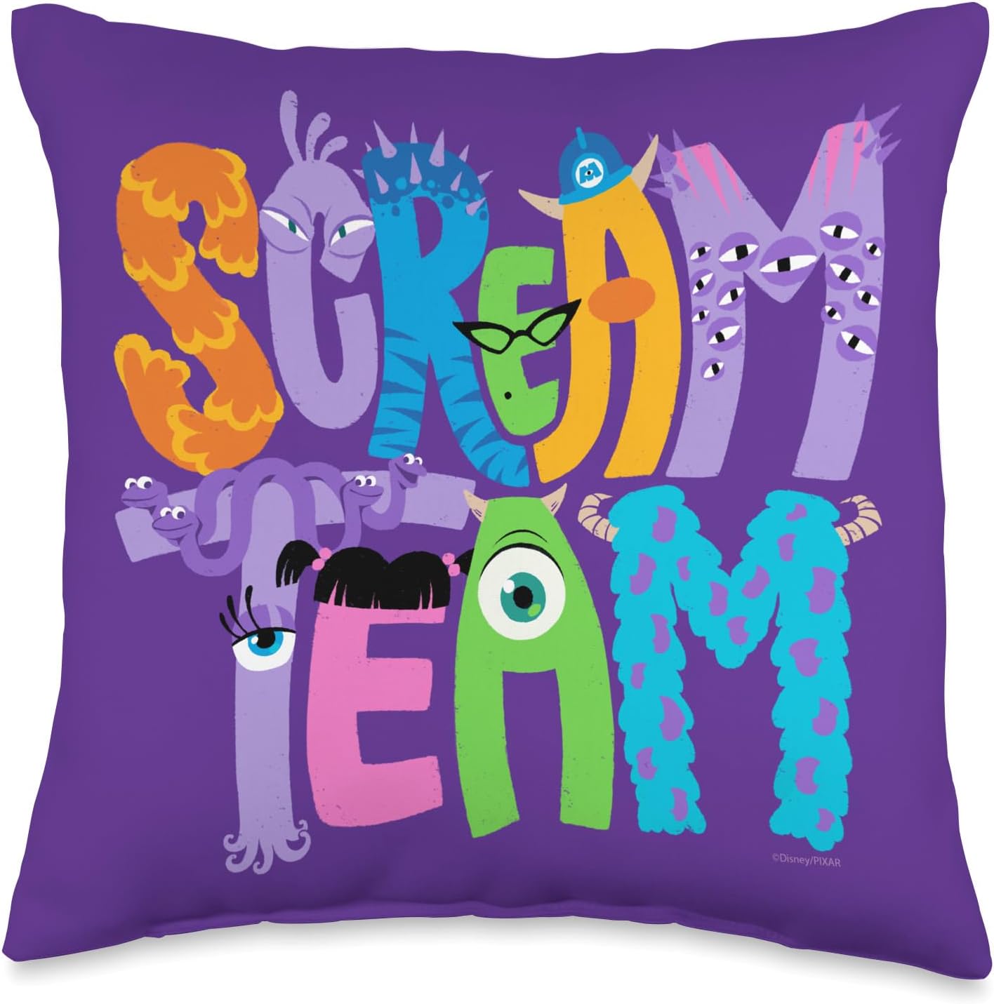 Disney and Pixar’s Monsters, Inc. Scream Team Halloween Throw Pillow