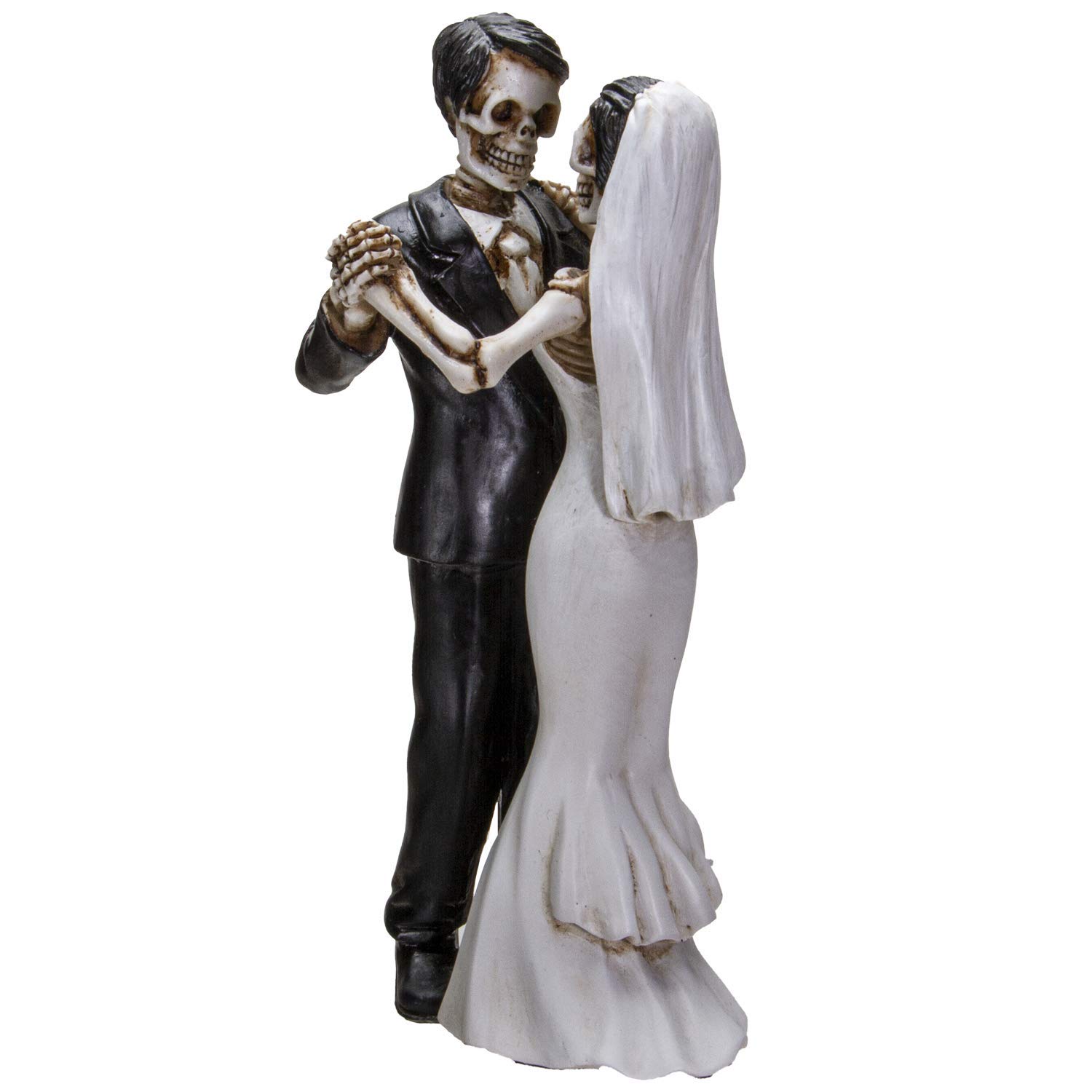 Pacific Giftware Love Never Dies Bride & Groom Lovingly Embrace Wedding Couple Resin Figurine