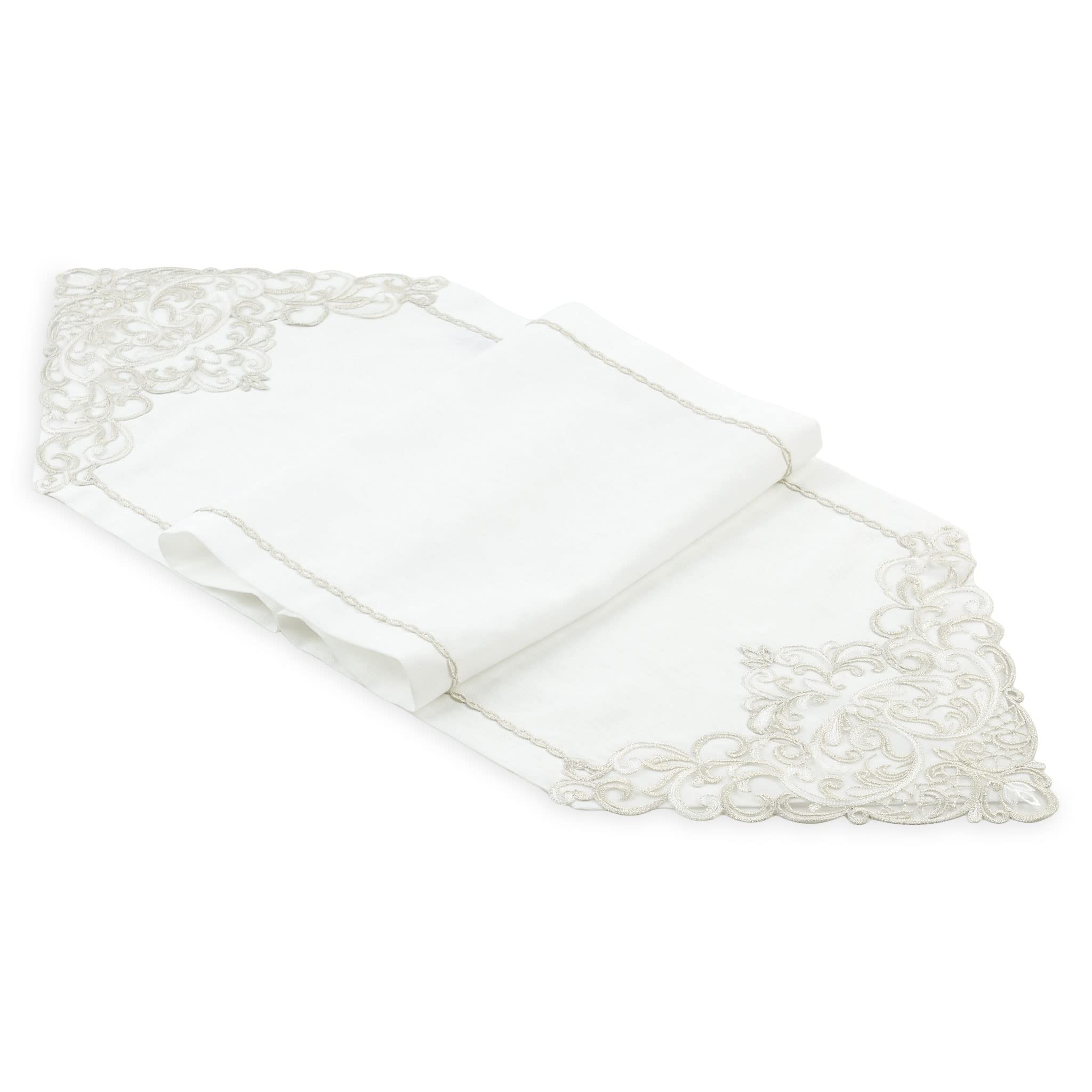 Tapis HAYAL 40 x 140 cm Crème parfait pour réchauffer le sol d'un couloir