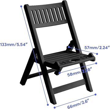 ljhnba Foldable Phone Stand for Desk Chair Shape Cellphone Holder Portable Cellphone Desktop Dock