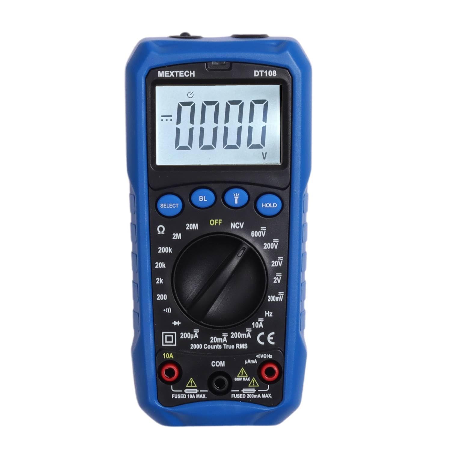 See full amazon price history chart for MEXTECH DIGITAL TRUE RMS MULTIMETER DT108 2000 COUNTS 600V AC/DC AND 10A AC/DC MEXTECH DIGITAL TRUE RMS MULTIMETER DT108 2000 COUNTS 600V AC/DC AND 10A AC/DC (B0D4Z95YXL) Amazon Price History, Amazon Price Tracker