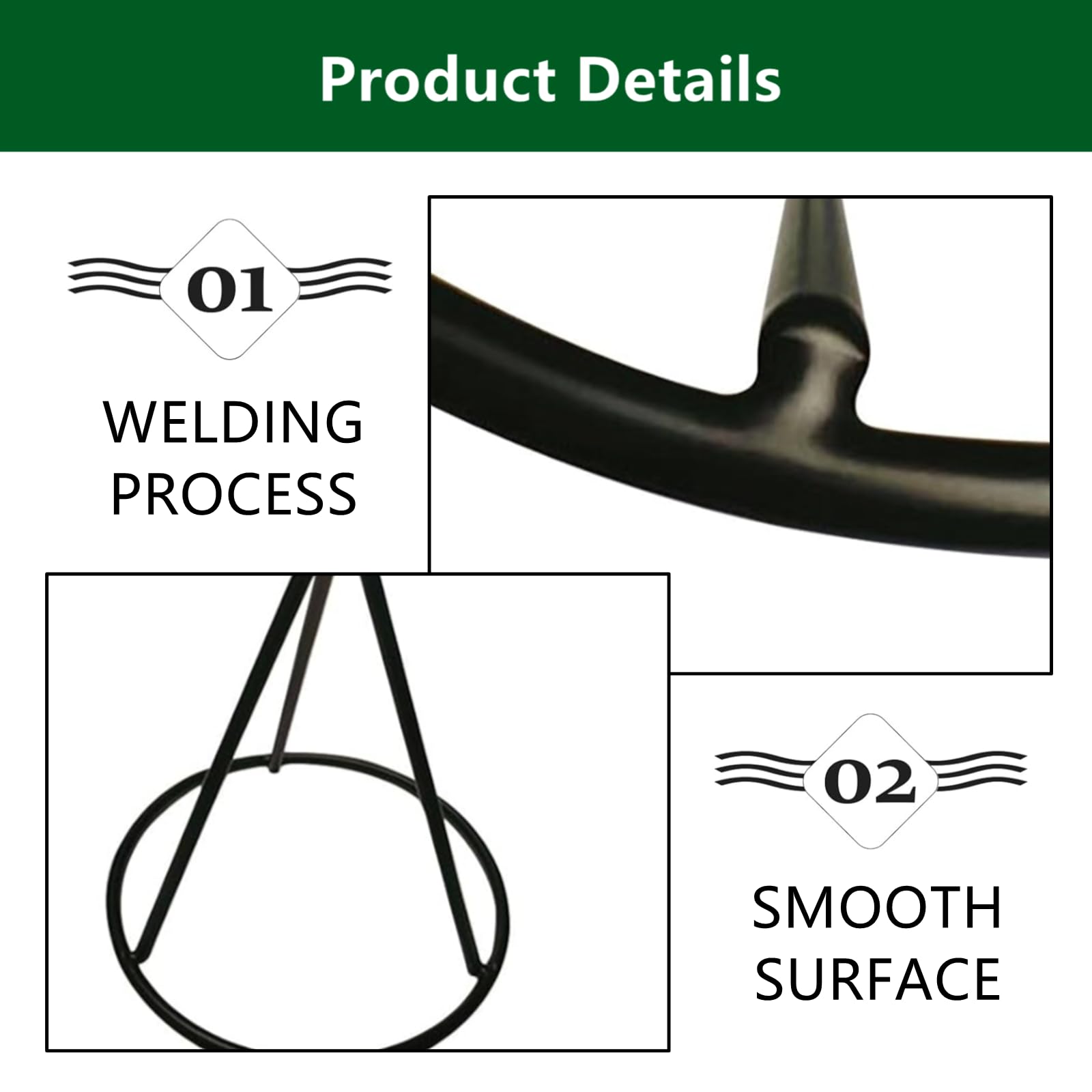 Lot de 4 Kits de Culture d'Avocat Professionnels - Supports de Graines Triangulaires en Métal