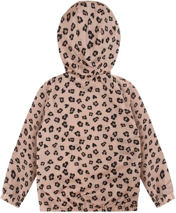 JOYSON Girls Rain Jacket Lightweight Windbreaker Jacket Kids Waterproof Outerwear Raincoat with Hood - Image 2