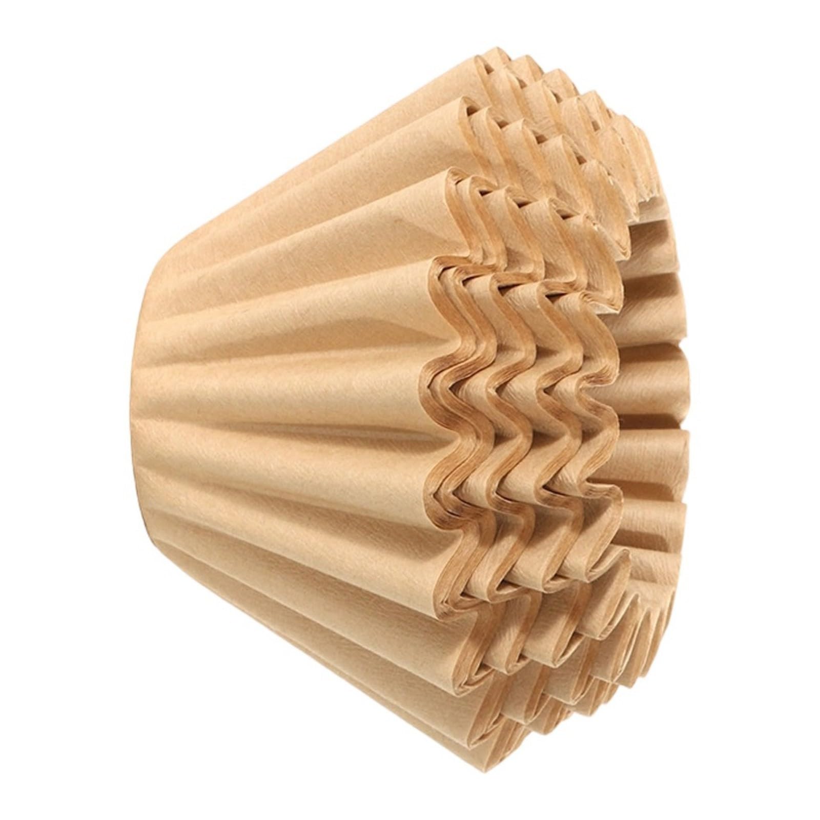 Osniyaw True Color 100 Pieces Unbleached Coffee Paper For Drip Maker, High Efficiency Accessories, Unbleached Coffee Filter Paper