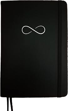 Black Page Bullet Dot Grid Journal with Black Paper Blackout Notebook Thick 150gsm A5