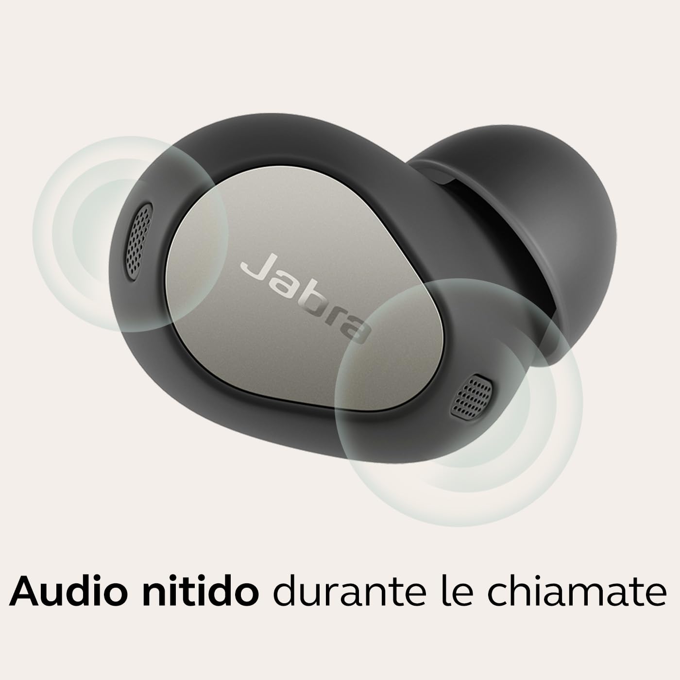 Jabra Elite 10 Gen 2 Auricolari Bluetooth Wireless, Audio Spaziale Ottimizzato, Custodia Intelligente con Tecnologia LE Audio, Design Semi-aperto, Advanced ANC e 6 Microfoni Integrati – Nero titanio