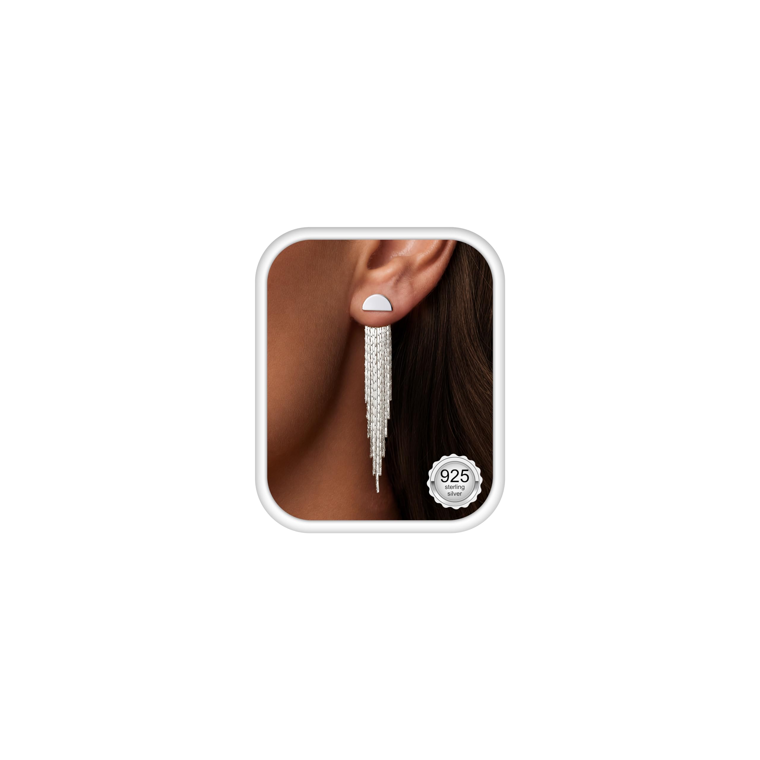 Ohrstecker aus 925er-Sterlingsilber für Damen