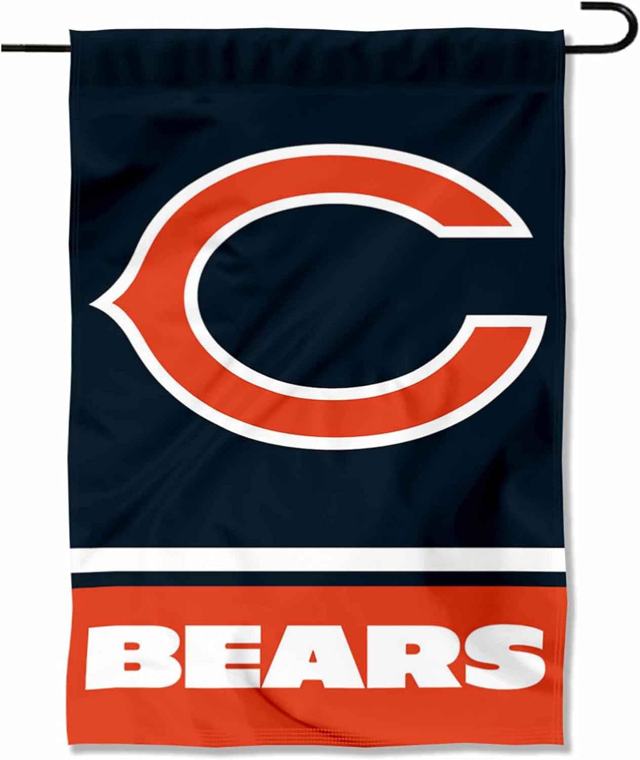 Chicago Bears C Logo Double Sided Garden Flag