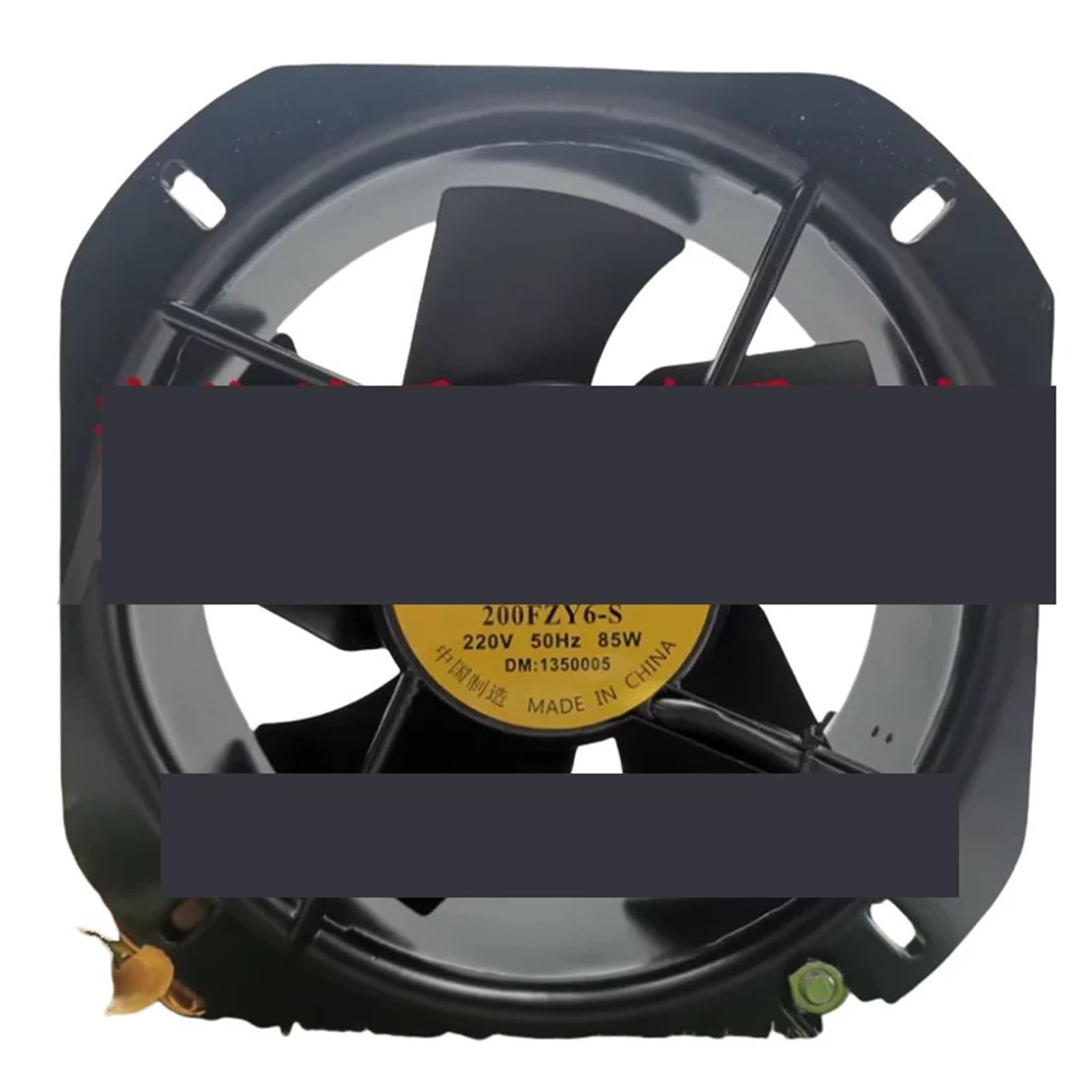 JJKKOZVQF 200FZY6-S/200FZY8-S Power Frequency Axial Flow Fan Cooling Fan(200FZY6-S)