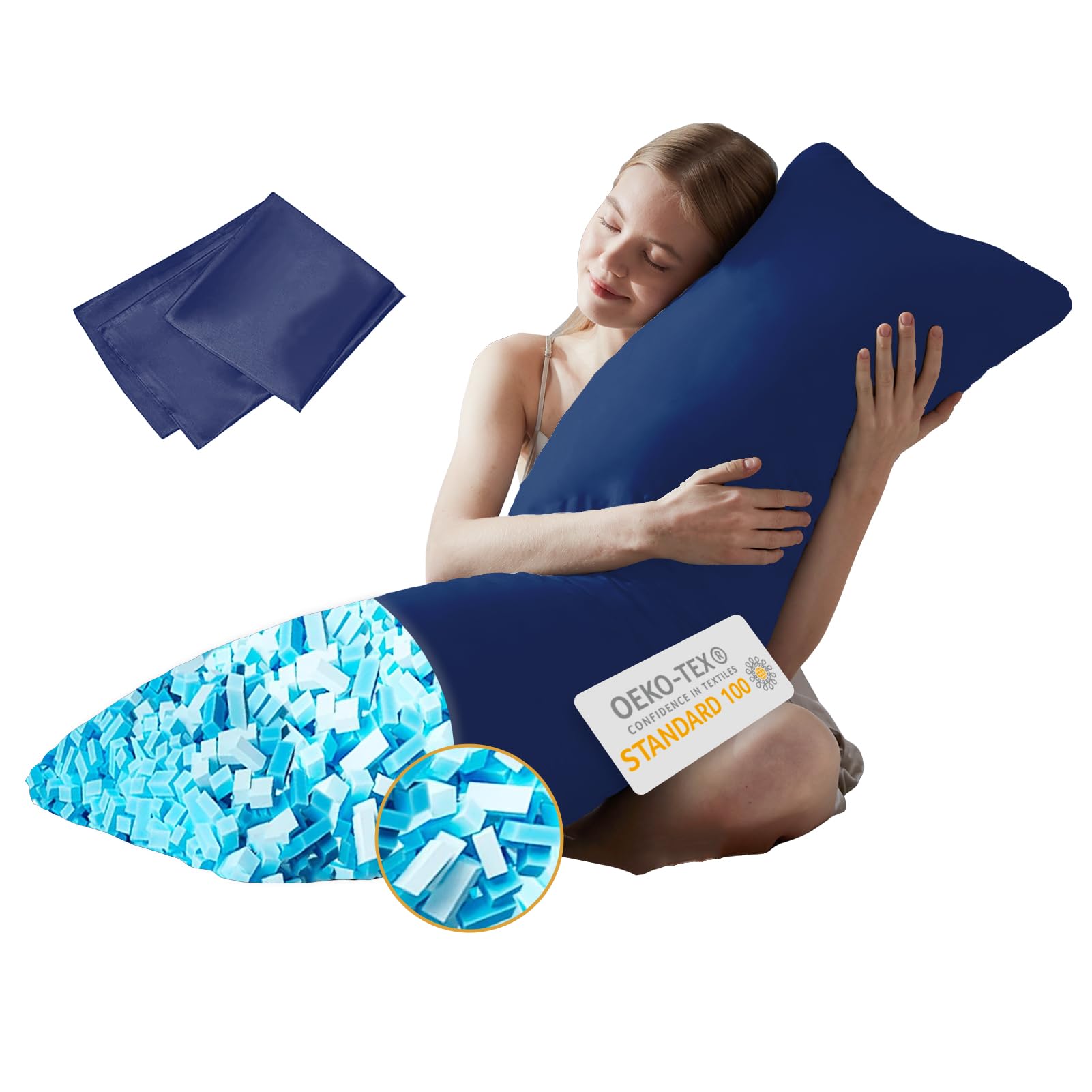 Amazon｜DOWNCOOL メモリーフォームボディピローインサート