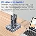 ACASIS M.2 NVMe Duplicator Cloner Docking Station Dual-Bay Offline Clone USB Type-C to NVME for M2 SSD M Key Hard Drives Enclosure [Support 8TB]