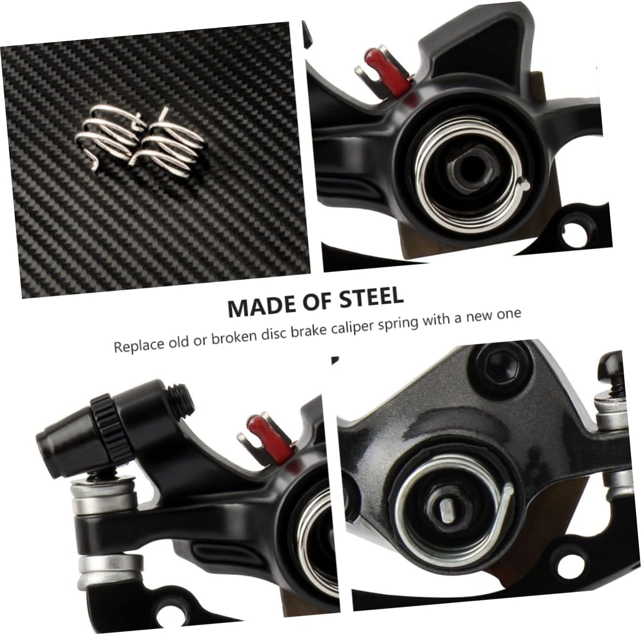 Toddmomy Disc Brake Caliper Spring Springs Kit Bike Spring Brake Spring Kit Bike Pull Back Spring Brake Arm