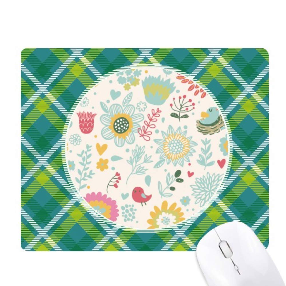 Tapis de souris vert pixel tournesol grand tapis de bureau