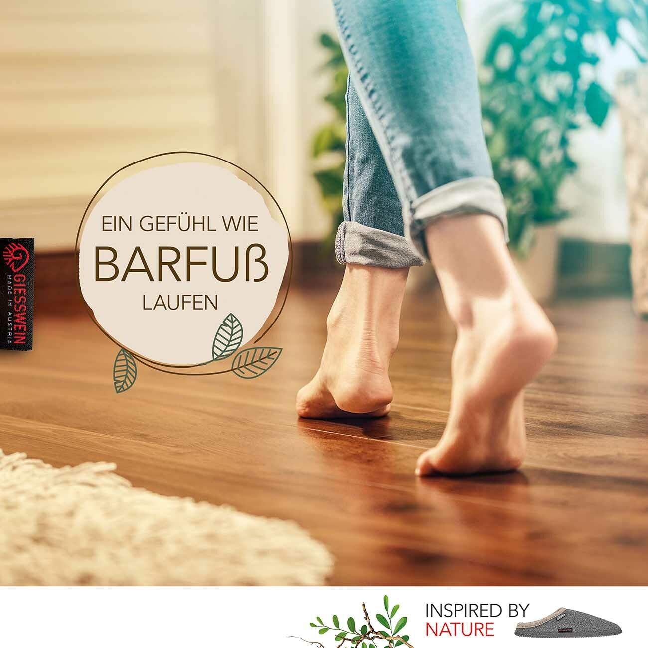 Giesswein Zapatillas Dannheim - Cálidas pantuflas de fieltro para mujeres & hombres