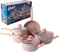 Conjunto de Panelas Oster Marble Eddition - 5 peças Cinza Dust