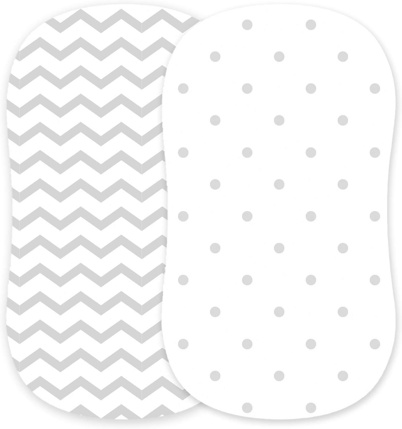 Bassinet (バシネット) ボックスシーツ Halo/Fisher Price/Delta/Graco対応 - 15&times;33イン