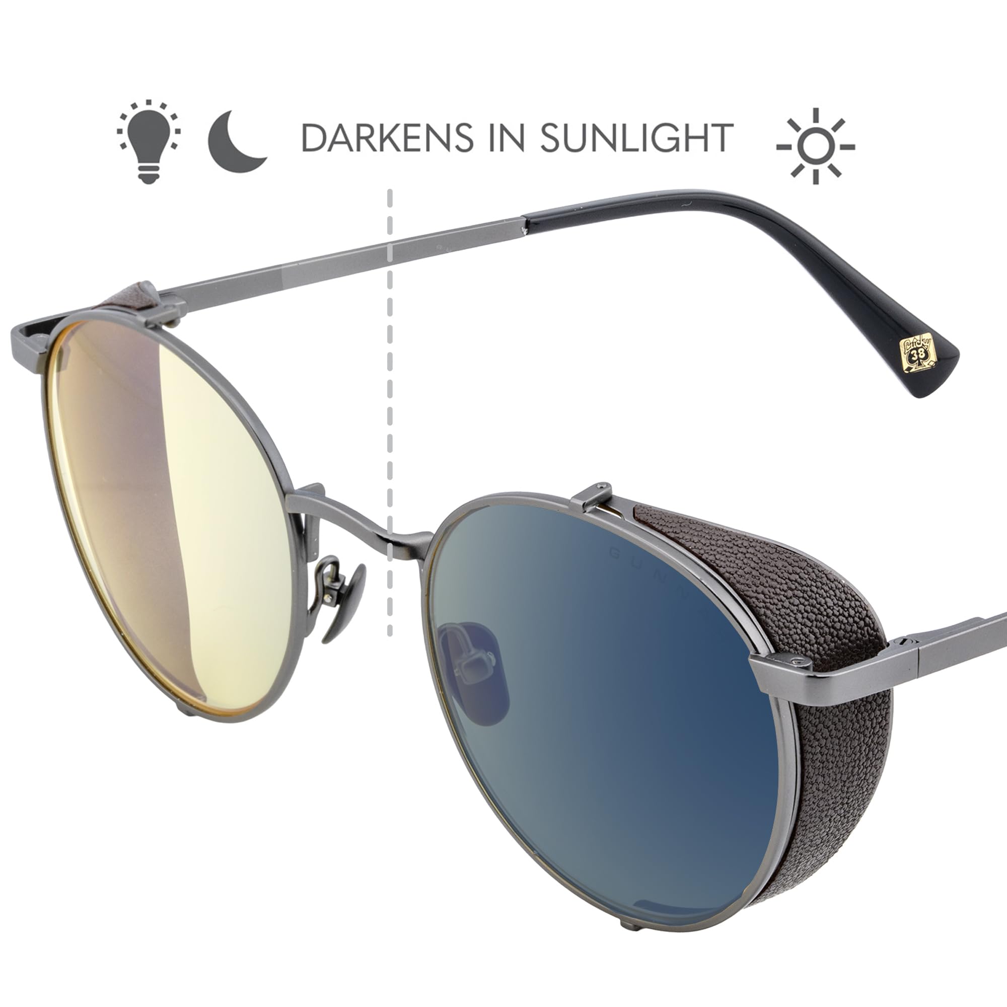 GUNNAR x Fallout Okulary z filtrem światła niebieskiego - Lucky 38
