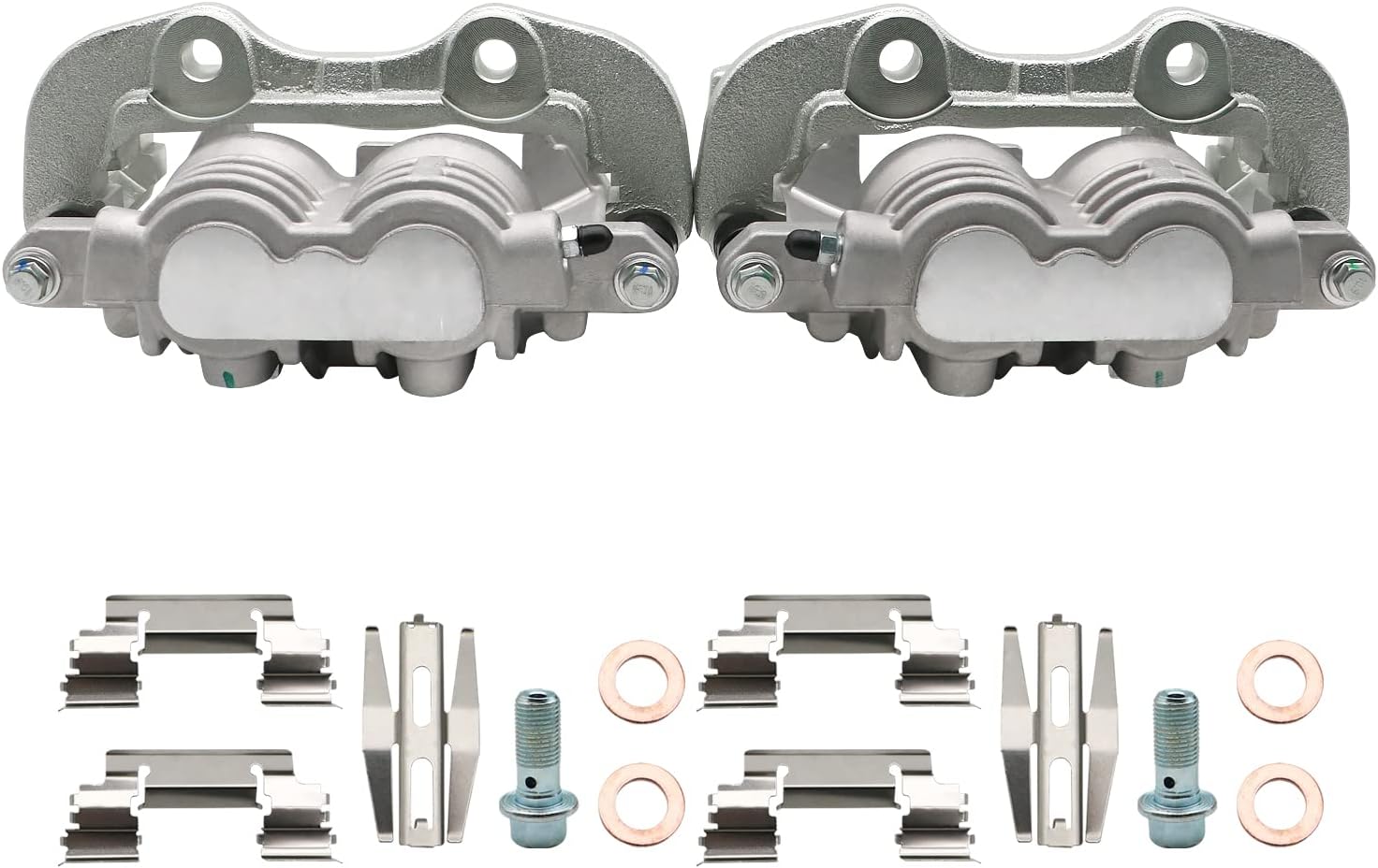 Chefull 2pcs 18-B4764 18-B4765 Disc Rear Brake Calipers w/Bracket Fits for Cadillac Escalade ESV EXT, For Chevy Avalanche Silverado Suburban 1500 Classic HD Tahoe, For GMC Sierra 1500 HD Yukon XL 1500