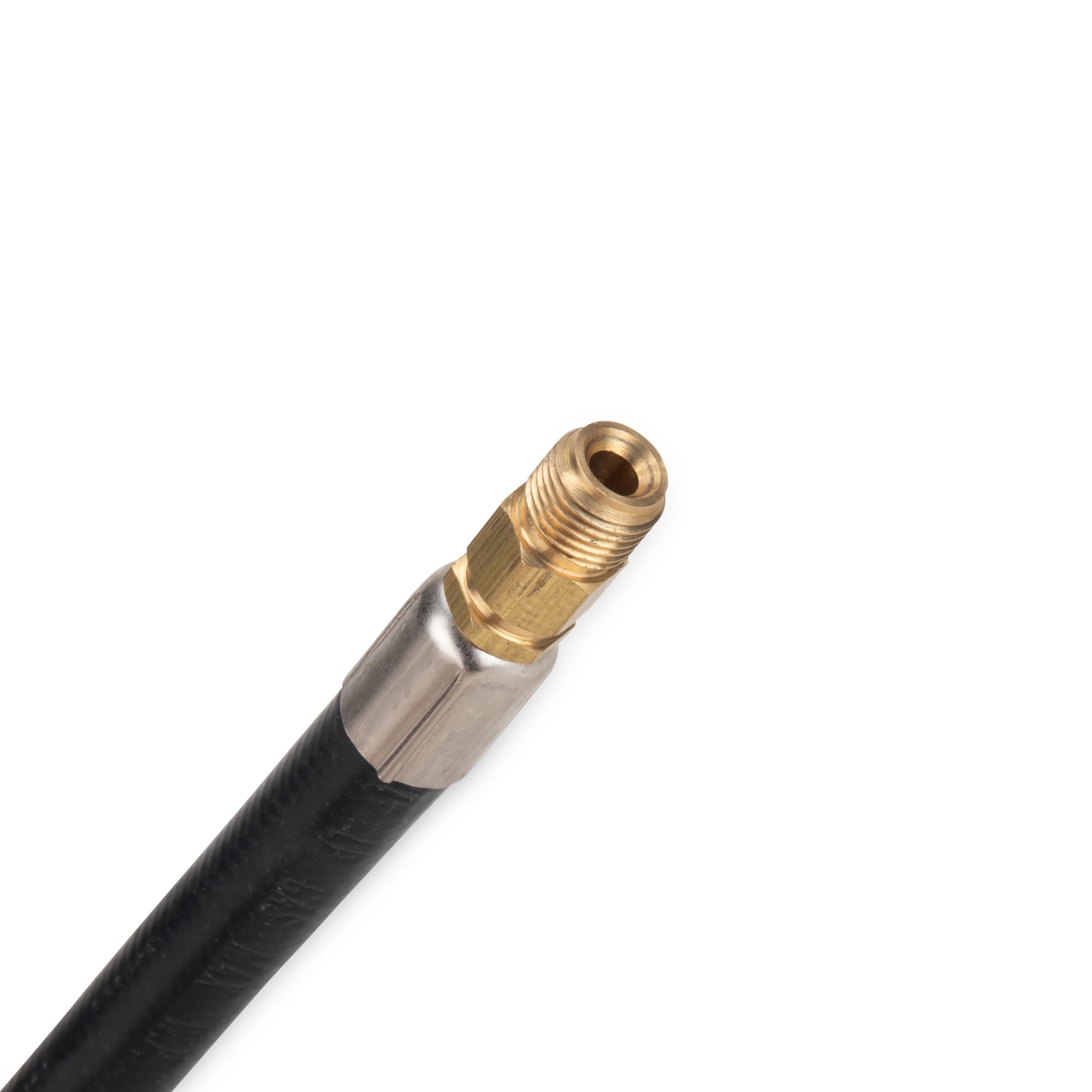 Camco Olympian 12-Foot RV Propane Supply Hose - Built-In Excess Flow Protection - Connects Motorhome to 20/30 lb Propane Tank - Soft-Nose POL x 1/4-Inch Inverted Flare (59035)