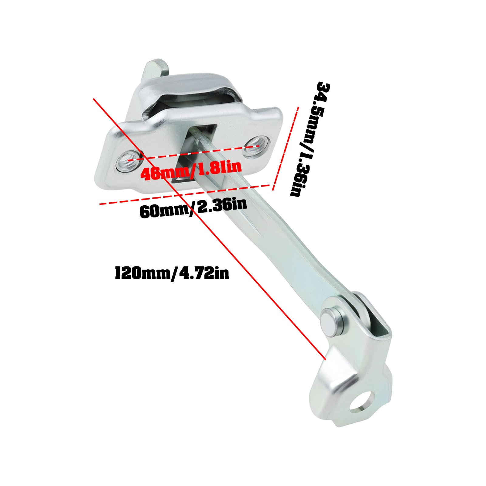 ECSiNG Limitatori Di Apertura Porte Auto 9181T8 B000760180 2312061 Compatibile Con Citroen C1 Compatibile Con Peugeot 107