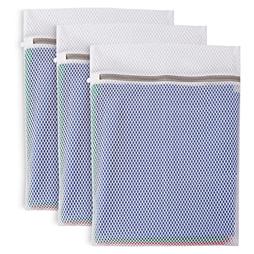 Haobaobei Mesh Laundry Bags For Delicates, Durable Washing Machine Wash Bag, Travel Laundry Bags Mesh Wash Bags For Laundry, Blouse, Stocking, Bra, Lingerie, Garment, Clothes (3 Medium) #TOP28