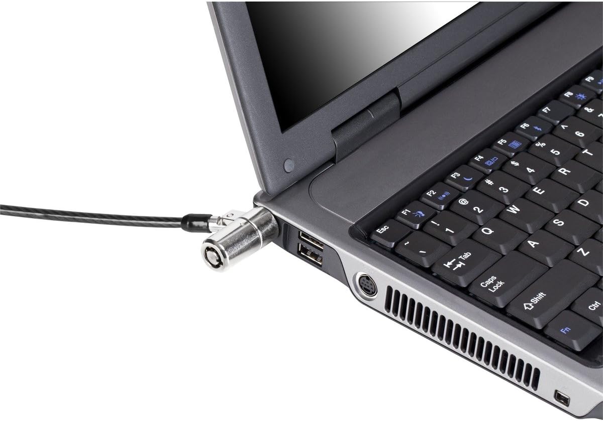 Targus DEFCON T-Lock Keyed Cable Lock for Laptop Computer and Desktop Security (ASP48USX)