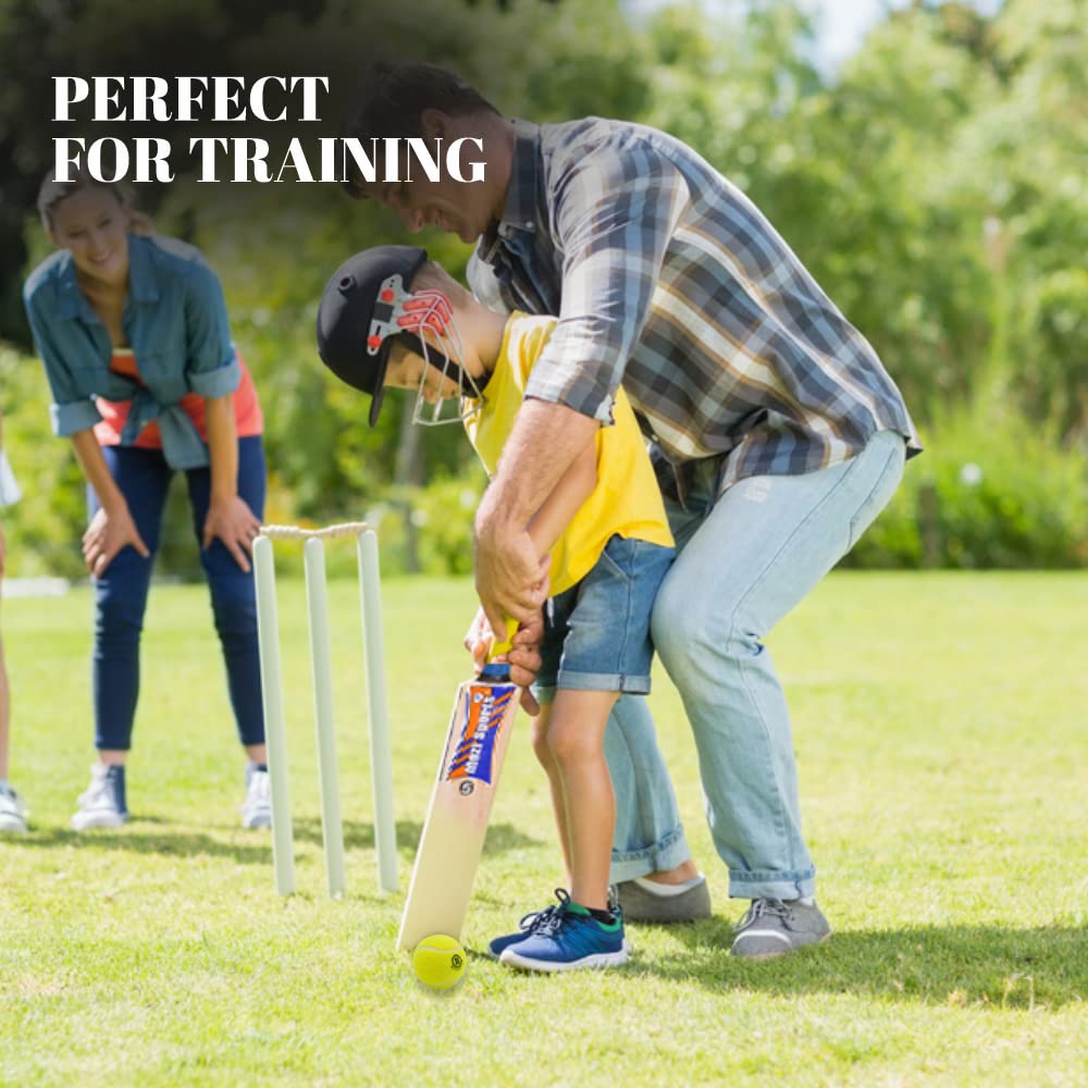 Balles de Tennis de Cricket - Balles de Tennis en Caoutchouc Lourd pour Cricket