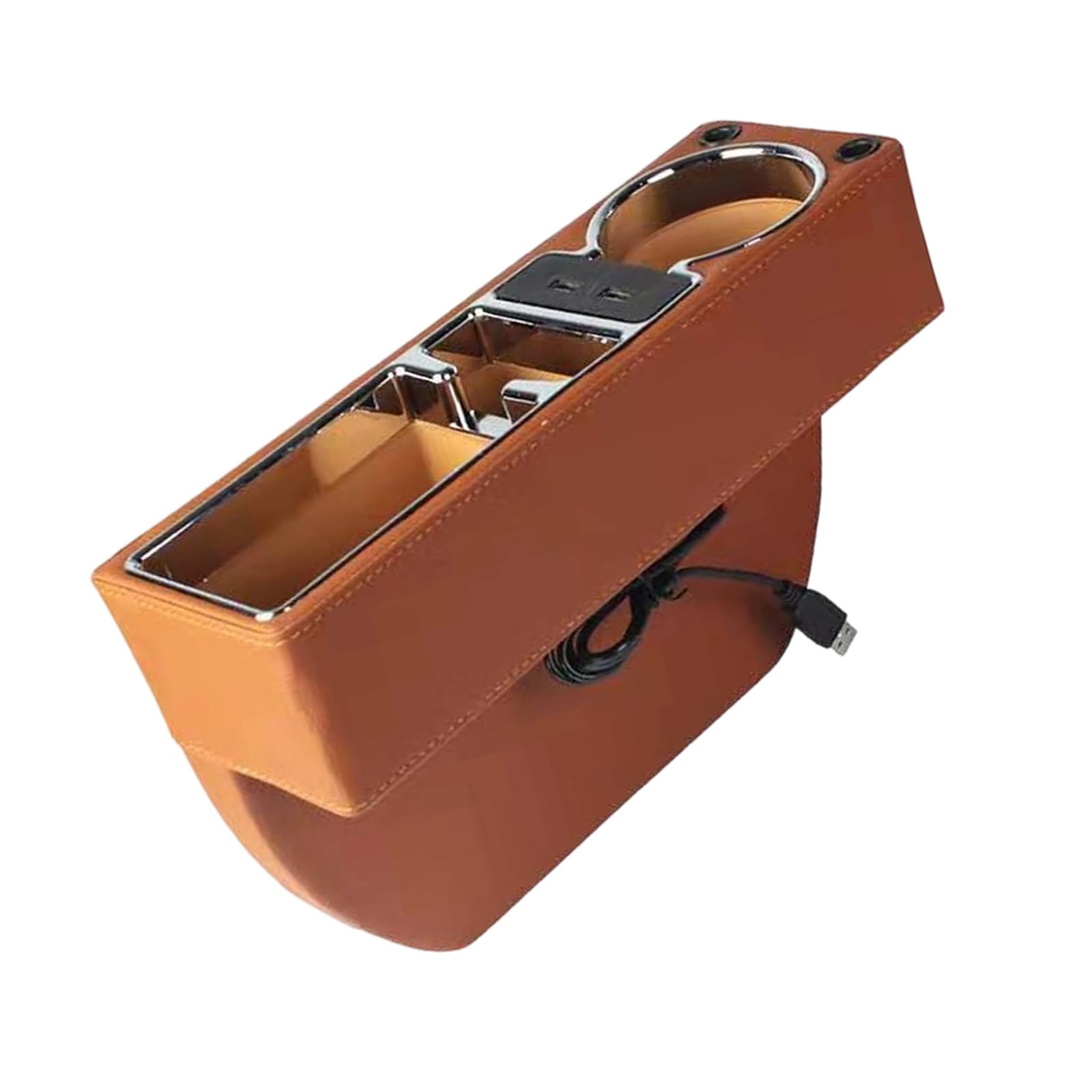 Jazuaiao Innovative Automotive Seat Storage Case with Electricity Outlet Perfect for Holding Phones and Accessories Car Interior Planner