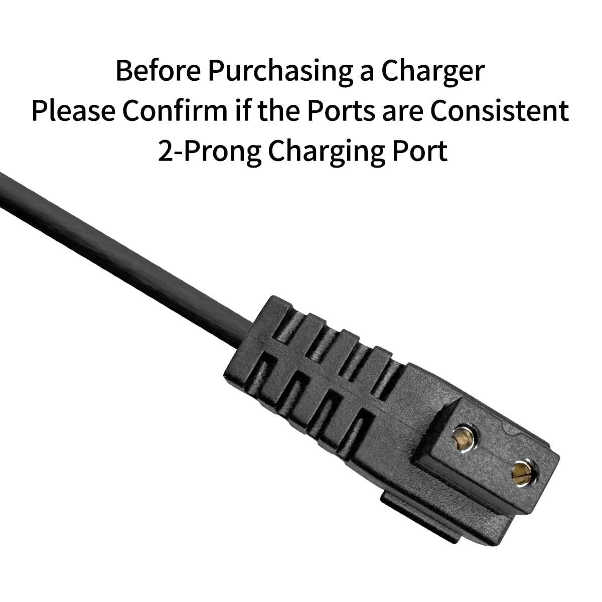 2-Prong 12.6V 1.8A Charger for Wybot Cordless Robotic Pool Cleaner Compatible with Wybot Osprey 200 300 Pro WY1102 WY1102MAX Osprey 300 HJ1103 WY1103MX Pool Cleaner Power Cord Adapter