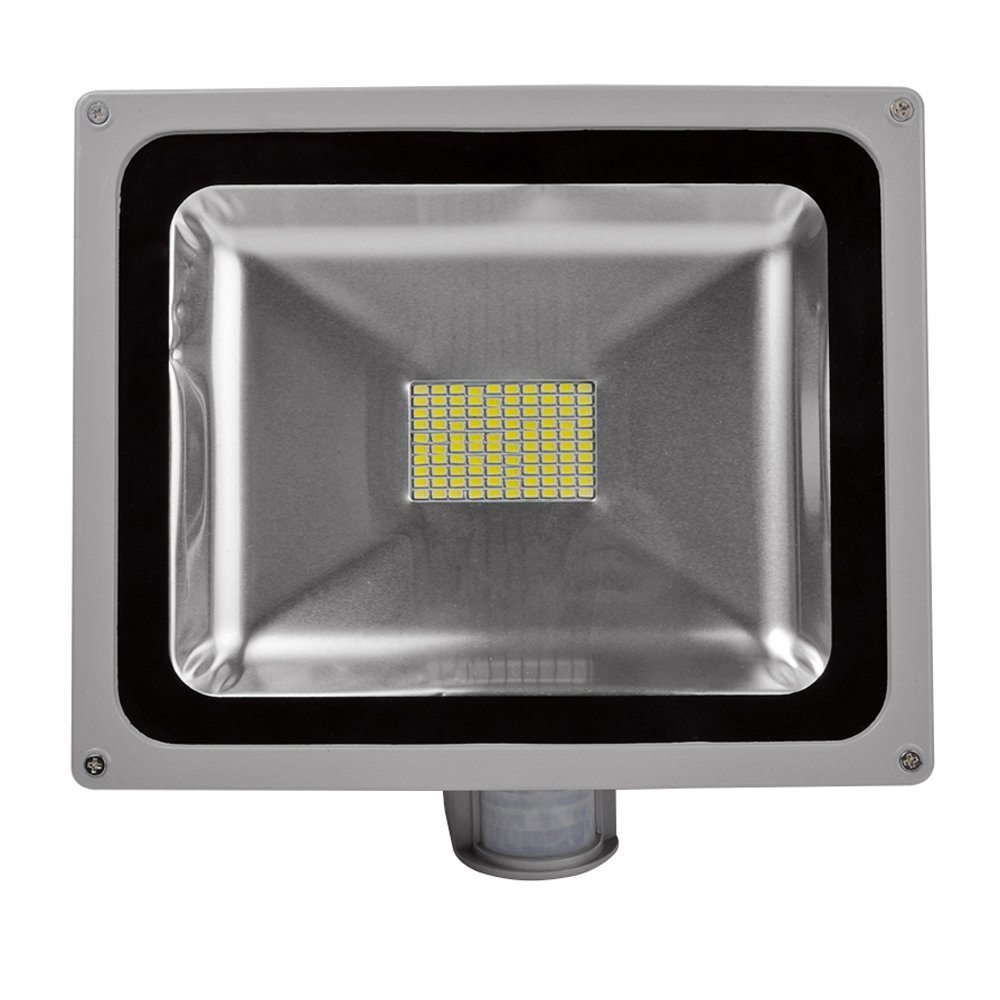 2x 80W SMD Fluter mit Bewegungsmelder LED Strahler Kaltweiß kaltweiss Licht IP65 Wasserdicht LED Lampe Wandleuchter Flulicht Flutbeleuchtung LED Gartenlampe Außenstahler