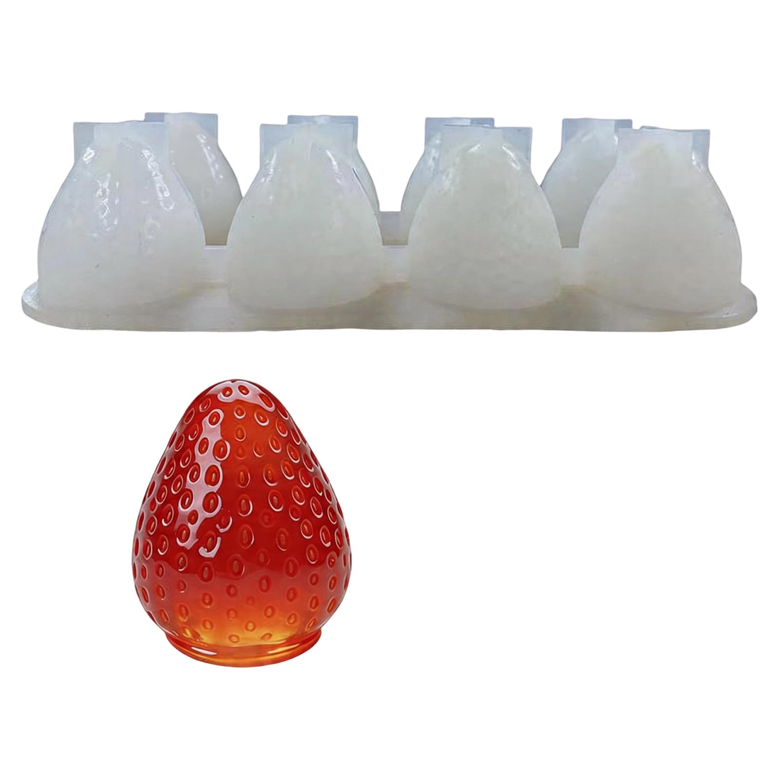 Snorvixre Easy to 8 Cavity for Cake Jellies and Puddings Making Kitchen for Creative Dessert Presentation Elastomer Baking Cast