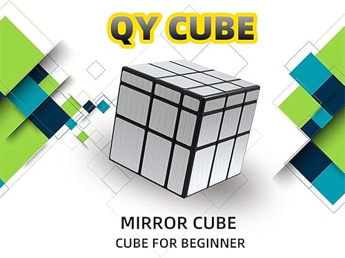 Miniatura 4 de QYTOYS - Cubo de espejo de 3 x 3 x 3 x 3 pulgadas, cubo de diferentes formas, cubo plateado de 2.244 in, bloques de espejo de cubo de velocidad,
