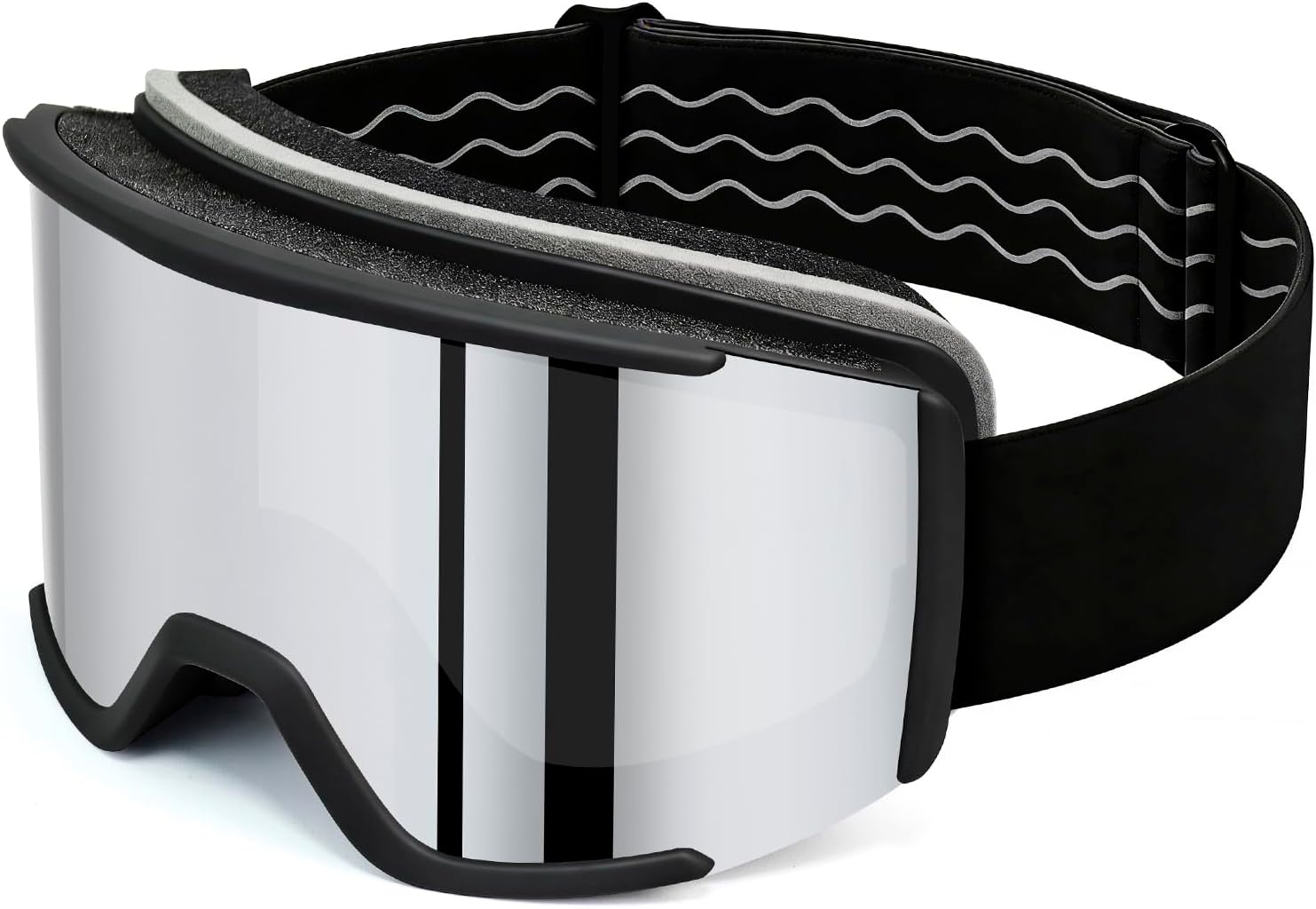 AVV OTG Ski Goggles for Men Women & Youth，Snow/Snowboard Goggles Anti Fog UV Protection