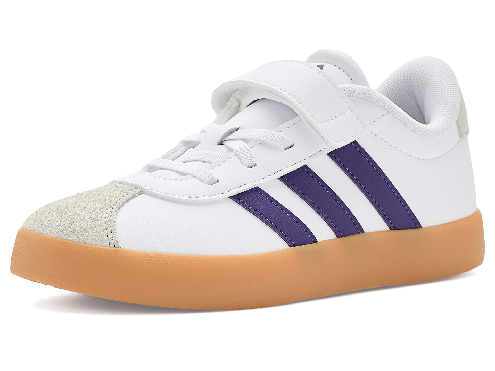 Kids' Vl Court 3.0 Elastic Lace & Strap Sneakers