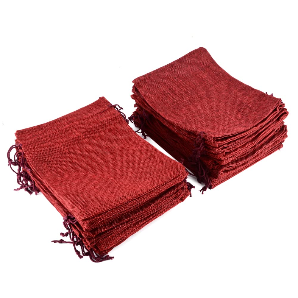 Woreczki z juty, 30 sztuk, 20 x 30 cm, ze sznurkiem, torebki na prezenty, woreczki bawełniane, woreczki materiałowe do kalendarza adwentowego, na biżuterię, wesele, upominki, Boże Narodzenie