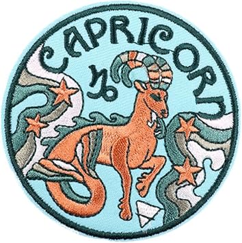Circular Capricorn Patches