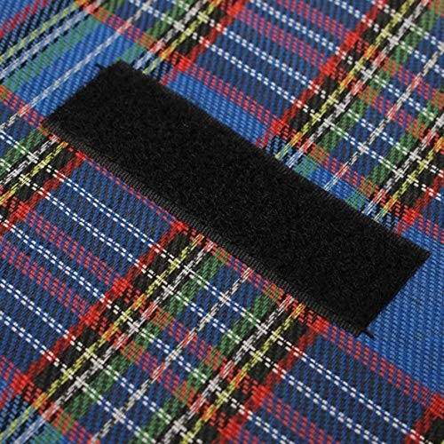 Tuin mijl Grote Compact Waterdicht 150cm x 115cm Tartan Picknic Deken Huisdier Deken Machine Wasbaar Festival, Camping, Auto Deken Ideaal Reistapijt (Rood)