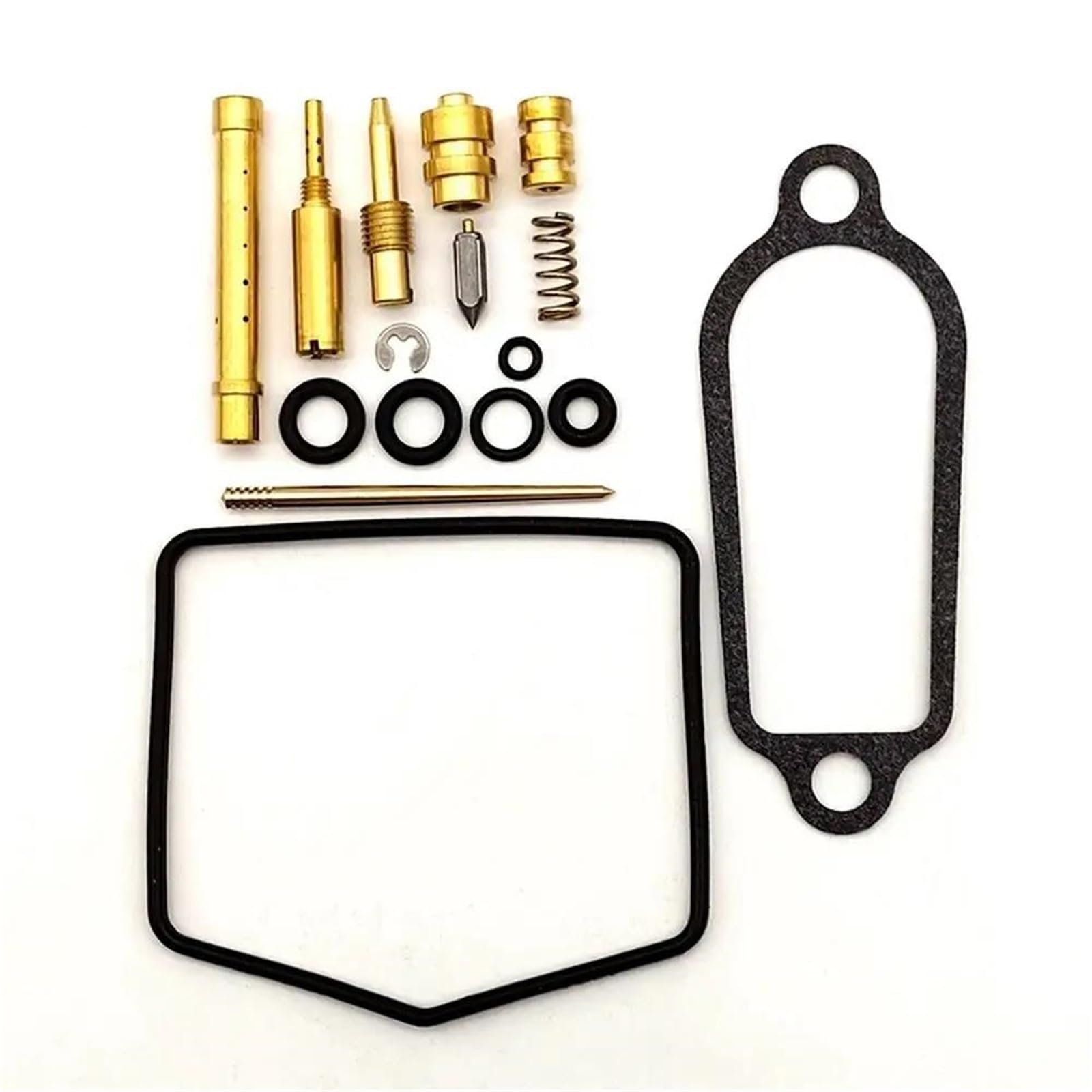 Ajuste De Carburador Kit De Reparación Carburador Motocicleta para para CB350F Four Deluxe 1972-1974 Reconstrucción Aguja Flotante, Junta Fiador Kit Reemplazo(Conjunto 3)