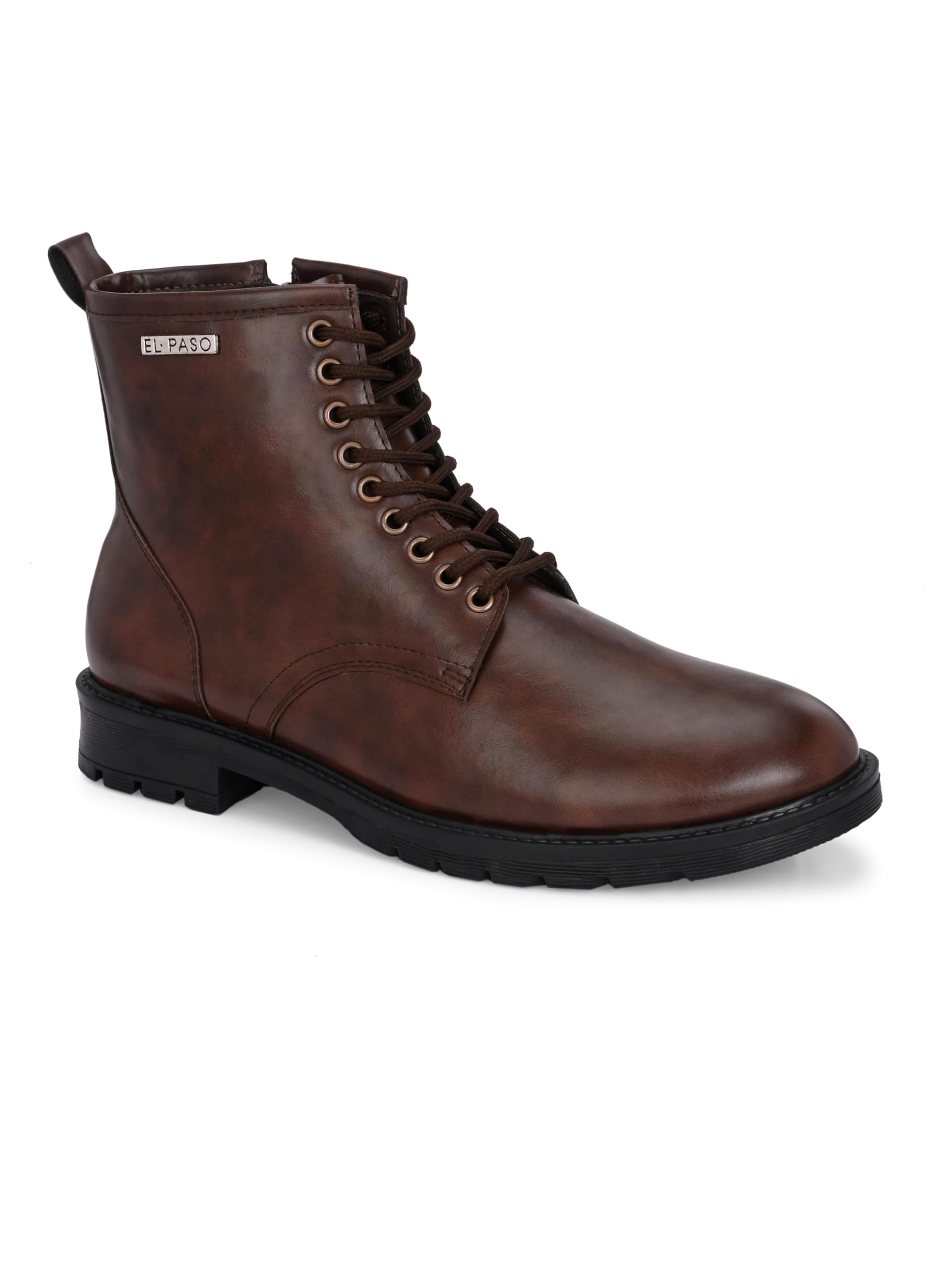 el paso Men Faux Leather Casual Lace Up Boots-picture-18