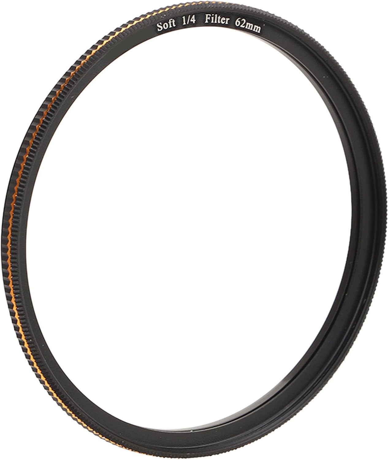 Soft Diffusion Filter 1/4, Hazy Effect, Knurling Technology, Matte Frosting Process, Easy to Install, Threaded Front Frame, DSLR Camera Micro Lens (62mm)
