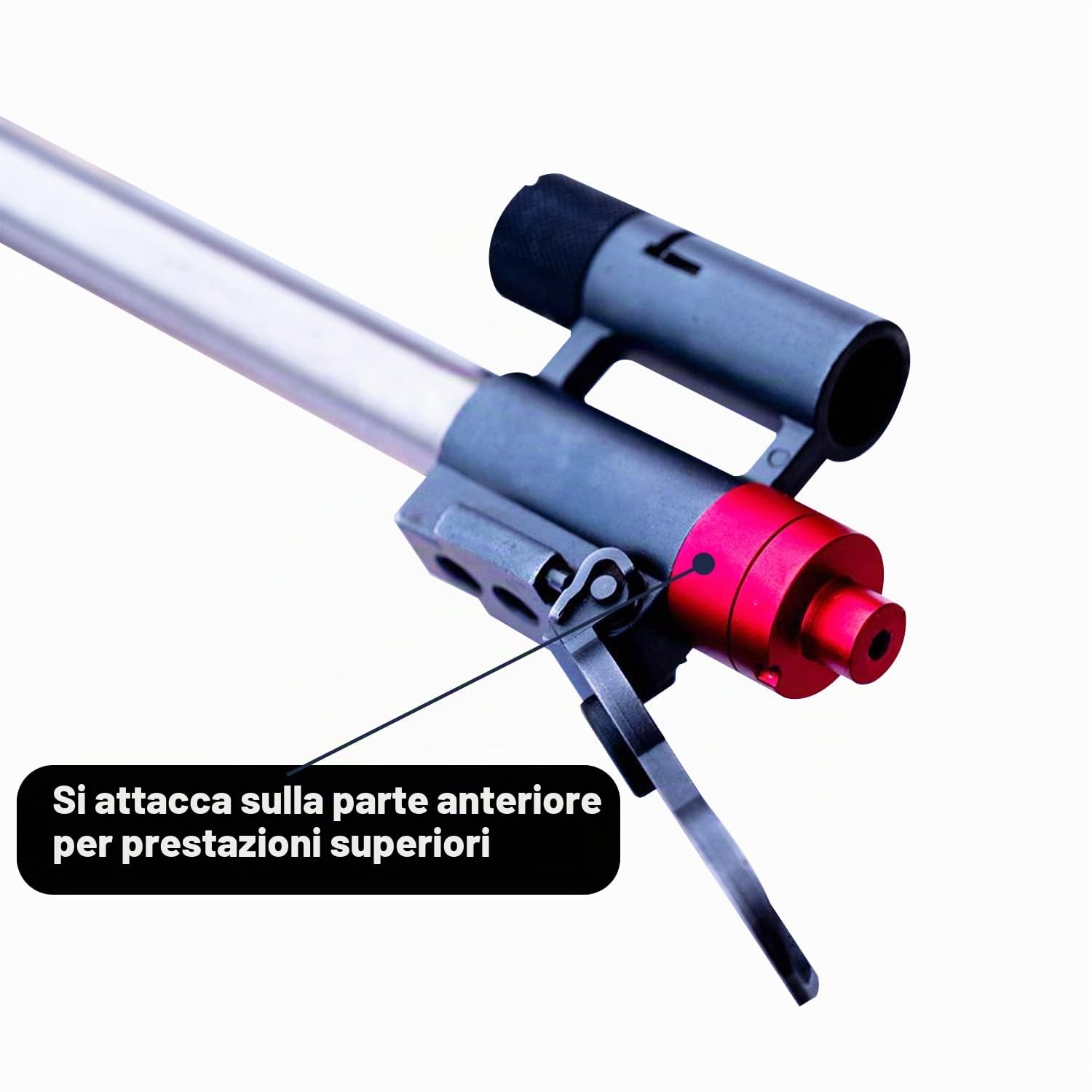 Cal .177 - Cartuccia laser per fucile ad aria compressa, adatta per compensatore/estensione mira, dura 30.000 colpi e precisione precisa, non per pistole ad aria compressa