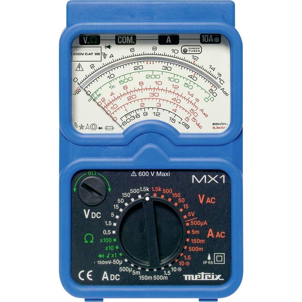 Metrix MX1 MX 1 Multimètre analogique Bleu et Noir