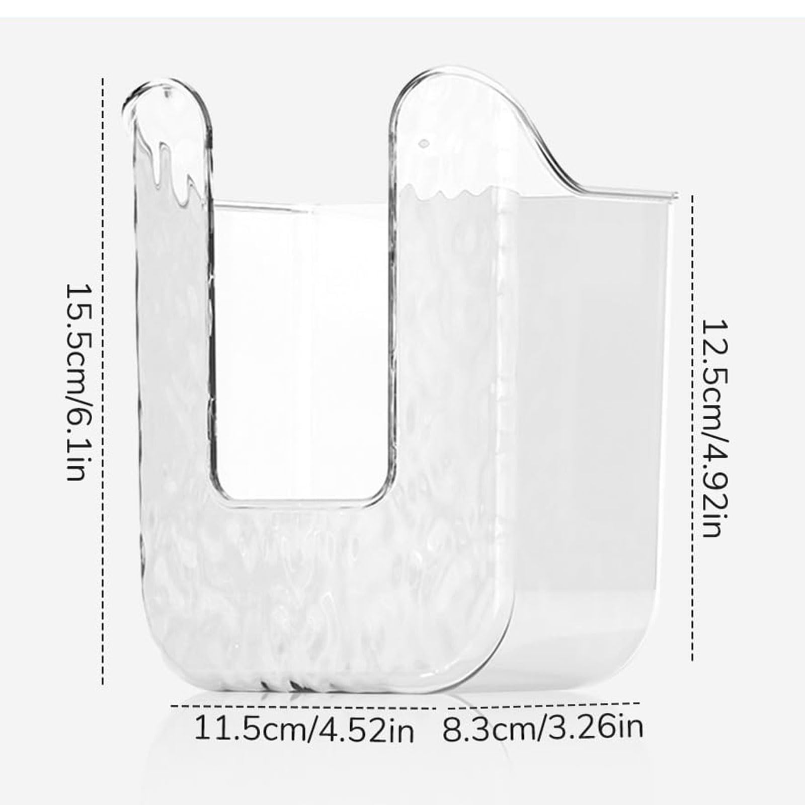 SQDWYGUO 2 Pcs Bathroom Toilet Wall-Mounted Wet Wipes Dispenser Kitchen Wipes Wall Mount Storage Box (Light Gray)