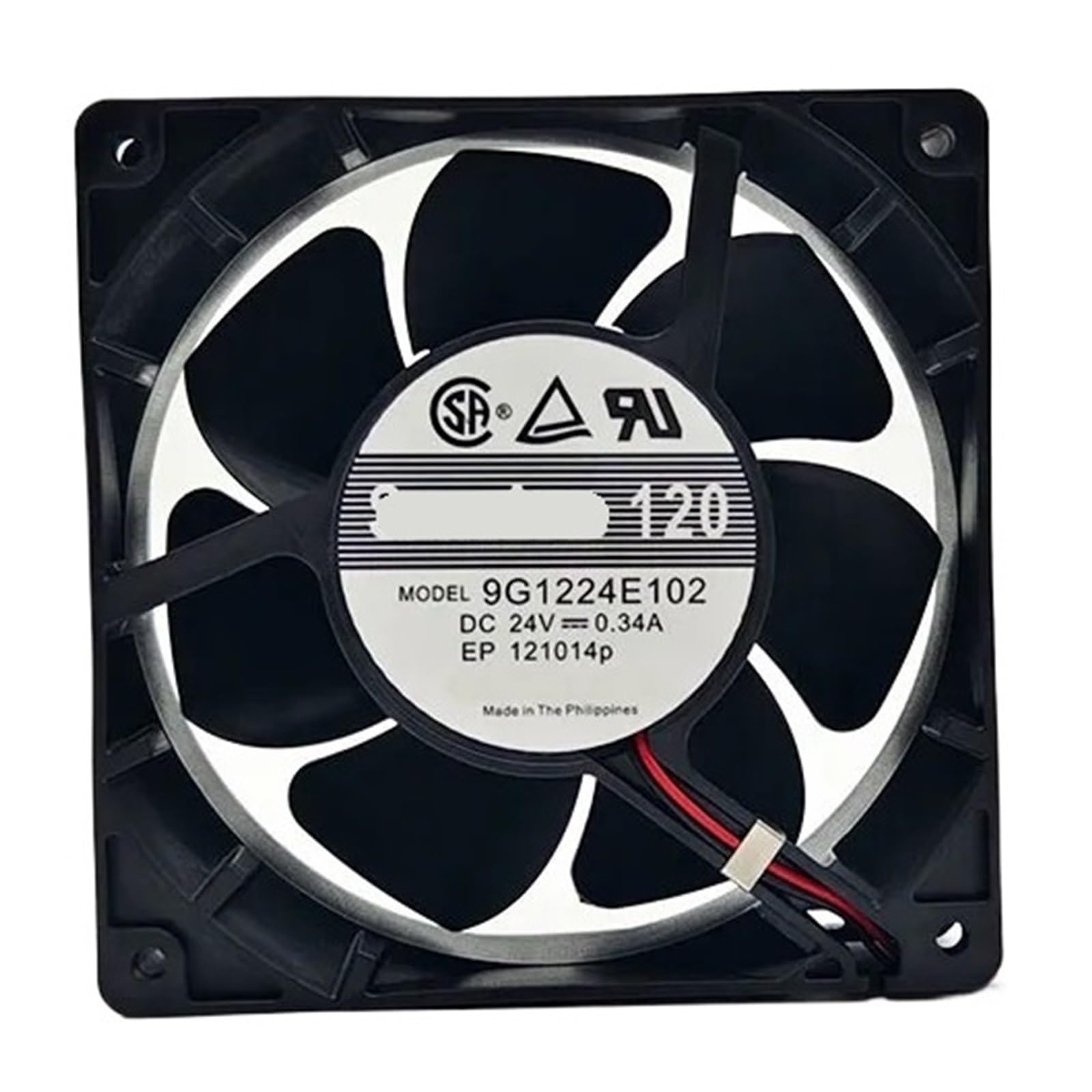 Ventilateur 9G1224E102 silencieux pour remplacer ventilation défaillante 24V