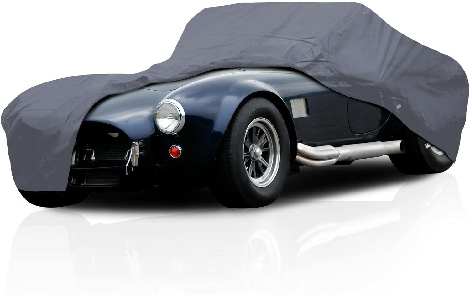Ultimum Lite Car Cover for AC Shelby Cobra 1962-1967, with Zipper Breathable All Weather Protection Scratch, Dust, Sun, Snow, Rain Protection Indoor Outdoor