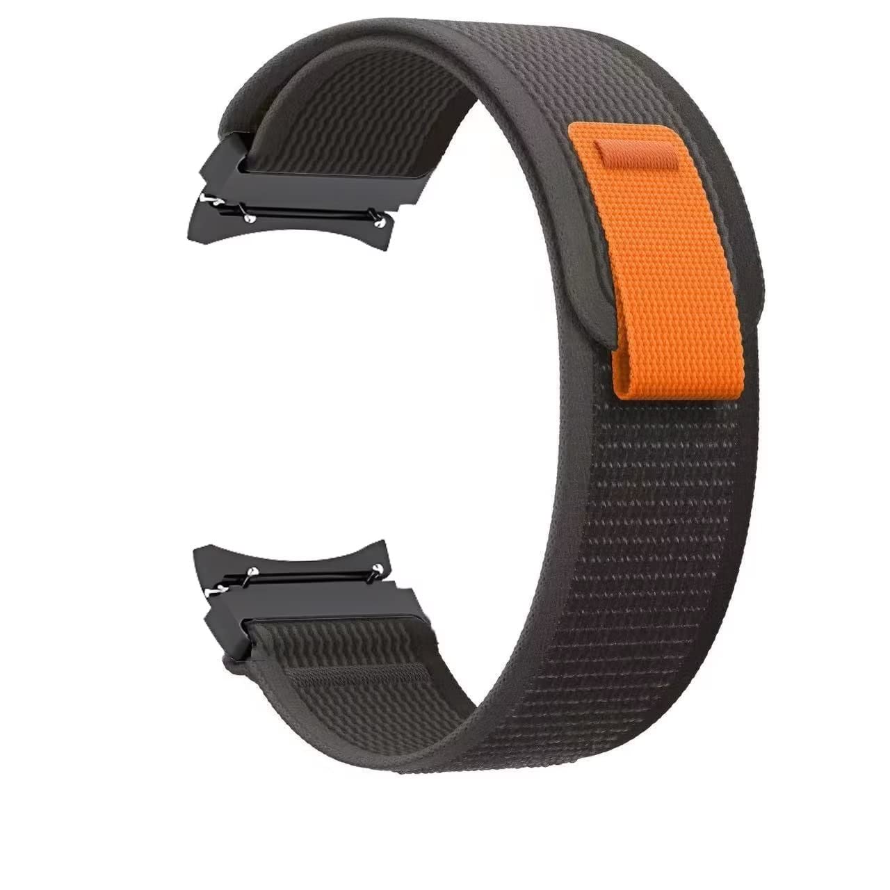 VEMIGON 20mm Trail Loop Compatible with Samsung Galaxy Watch 4 Strap 40mm 44mm / Galaxy Watch 5 Straps 40mm 44mm / 5 Pro Band 45mm / Watch 4 Classic Bands 42mm 46mm (Watch Not Included) - Black/Grey (B0C531VHQS) Amazon Price History, Amazon Price Tracker