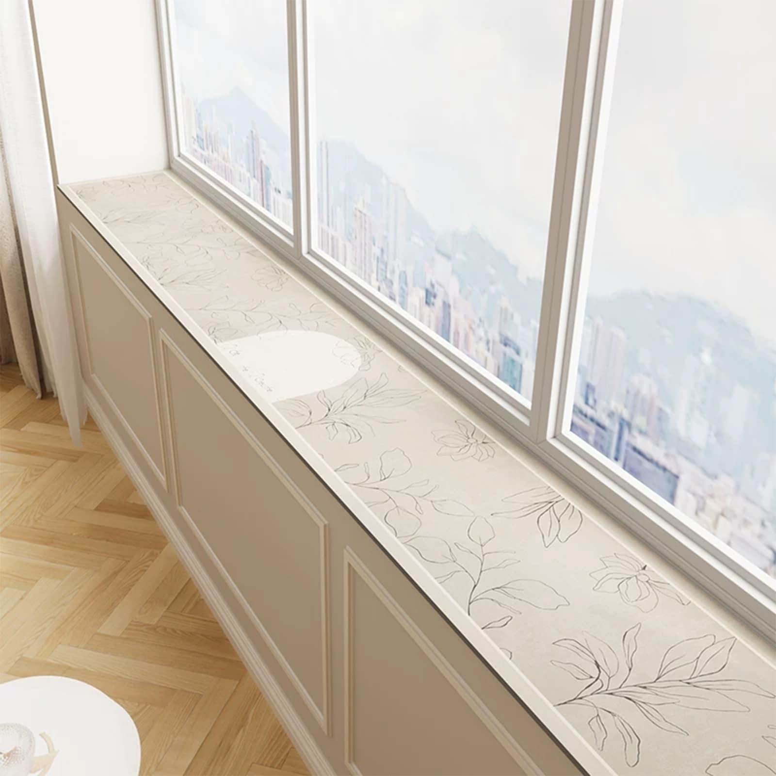 Tapis de rebord fenêtre découpable contre l'humidité et les chutes