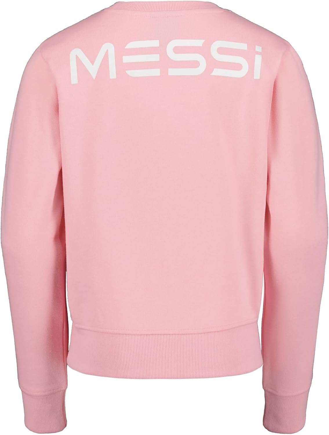 Messi Girls' Long Sleeve, Standard Fit Crewneck Sweatshirt, Comfortable Cotton Blend